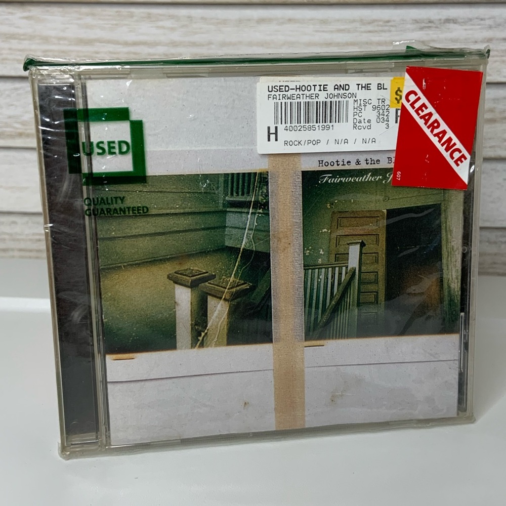 Bootie & The Blowfish Fairweather Johnson Album Audio CD Preowned